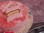 Cake puding busa / cake putri salju langkah memasak 11 foto