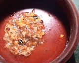 A picture of step 2 of PAVAKKA THEEYAL/KAYAPAKA PULI/BITTER GOURD CURRY.