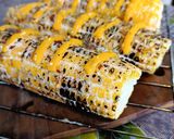 A picture of step 3 of Mexican Elote Corn on the Cob.
