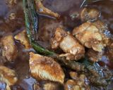 Gambar langkah 8 resipi Teresek Jantung Pisang Kelantan.