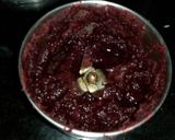 A picture of step 3 of Rose-shaped beetroot momos.