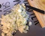 Une image de l'étape 4 de Chapon haché aux poivrons rouges et pesto.