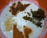 A picture of step 4 of Bhagaray hoye Dahi baray.