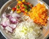 A picture of step 3 of Vegetable Spaghetti Indian Street Style.
