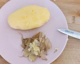 Foto del paso 2 de la receta: Mini Pulpitos salteados al ajillo sobre Cremoso de Patata