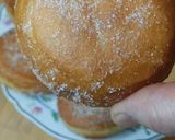 A picture of step 15 of Mardi Gras Chocolate Donuts.