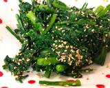 Sweet-sesame-tasted chrysanthemum Leaves recipe step 3 photo
