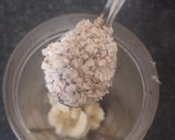 A picture of step 1 of Oats Almond Banana Hot Milk.