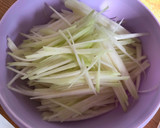 泰式涼拌杏鮑菇大頭菜 - 我的偽涼拌雞絲青木瓜的食譜步驟1照片