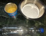 A picture of step 1 of Chocolate mango dessert ice-cream.
