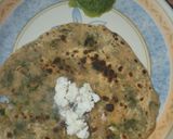 A picture of step 6 of Methi paratha.