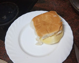 Foto del paso 3 de la receta: Hamburguesa de fiambre con lechuga, tomate, cebolla y queso