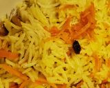 A picture of step 7 of Kabuli pulao.