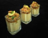 A picture of step 6 of Custard Carrot Pudding Shots.
