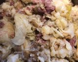 A picture of step 5 of Colcannon ☘️🍀.