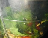 A picture of step 1 of G G chutney-Ginger Green Chutney.