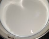 A picture of step 1 of Mango Pudding Delight 3 layered.