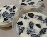 Foto langkah ke 3 dari resep Pudding Oreo Susu.