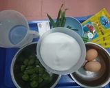 Foto langkah ke 1 dari resep Puding Lumut Tape Hijau.