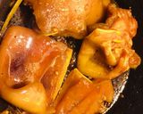Hình bước làm 5 của món Tai heo kho nước tương