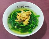 Hình bước làm 2 của món Canh rau tần ô nấu tôm 1 nắng