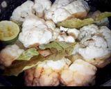 صورة لخطوة 2 من وصفة 🍽️ شوفلور (قرنبيط)(قرنبيط) بانيه بصلصة الفطر