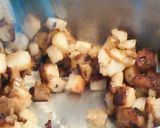 A picture of step 2 of The Southern breakfast.
