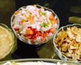 A picture of step 3 of Papri Chana Chat.