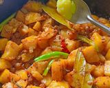 A picture of step 8 of Kumror chokka (Pumpkin & Poteto Sabji).