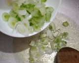 A picture of step 1 of Eggs with veggies.
