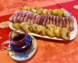 Foto del passaggio 10 della ricetta Petto d’anatra al Vino Rosso e Patate
