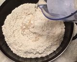 A picture of step 3 of Dough for Chappatis/ Indian flat bread.