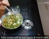 A picture of step 3 of Hare pyaz ke Sabzi (Spring onion's Sabji).