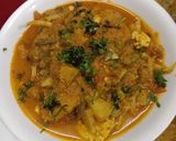 A picture of step 4 of Mix vegetable and masala puri(no onion and garlic).