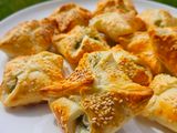 Fresh onions & Feta cheese pastry pockets