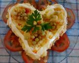 Foto del paso 8 de la receta: Ensalada rusa corazón 💗