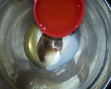 A picture of step 2 of Spanish filled bread.