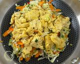 A picture of step 8 of Cabbage Egg Stir Fry.