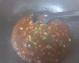 A picture of step 2 of Chicken manchurian.
