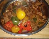 Foto langkah ke 7 dari resep Tumis Daging Sapi Sayur Rambu Lalu Lintas.