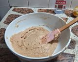 Foto del paso 3 de la receta: Brownies suaves sin azúcar rellenos con membrillo