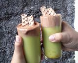 Foto langkah ke 3 dari resep Juice avocado with dalgona milo.
