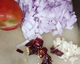 A picture of step 2 of Italian Penne All' Arrabbiata with Insalata Caprese.