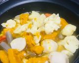 Foto del paso 2 de la receta: Cremas de Calabaza Coliflor Inhame Zanahoria 🥕 Bardana  y Crutones👩‍🍳