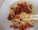 Foto langkah ke 5 dari resep Spaghetti Bolognese Bakso Sosis.
