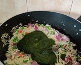 A picture of step 10 of Green Rice.