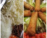 A picture of step 7 of Vegetarian Spring Rolls with Cabbage and Glass Noodles.