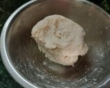 A picture of step 2 of Chawal ka fara (famous chhattisgadhi dish).