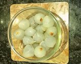 A picture of step 2 of Lychee Shrikhand.