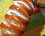 Foto langkah ke 8 dari resep Mozzarella Corn Dog.